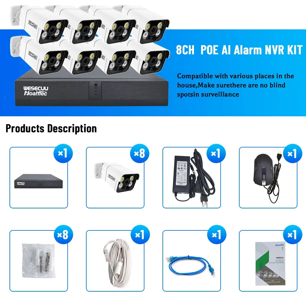 Home Security Nvr - Manufacturer 5mp 4k 8mp 4 8
