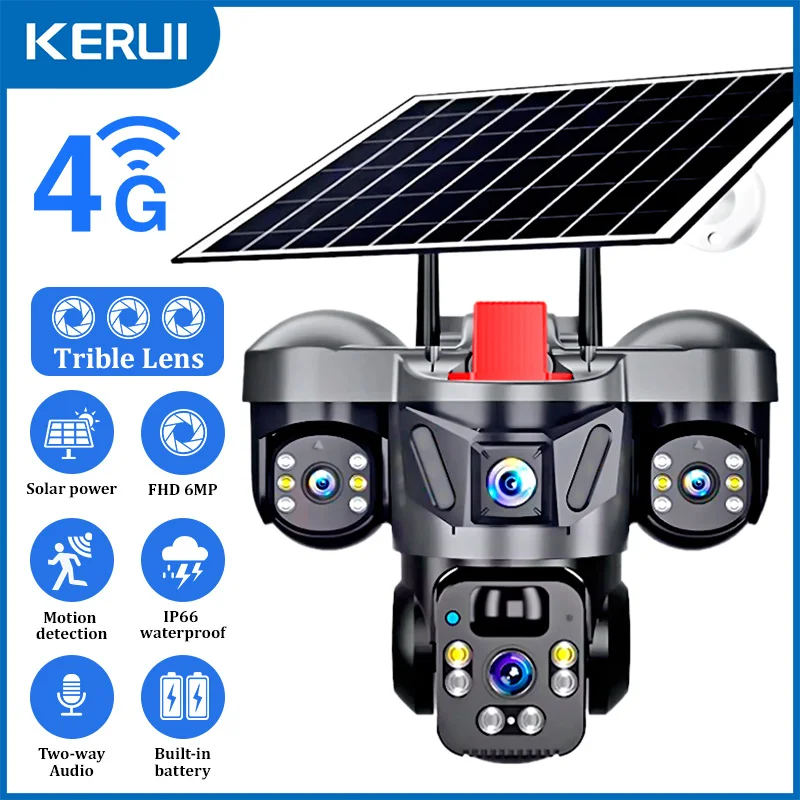 Home Security And Cctv - KERUI V380 Pro Outdoor PTZ 6MP