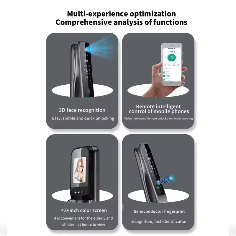 HX5 Smart Door Lock 3D Face Re - Home Security Doors review and price