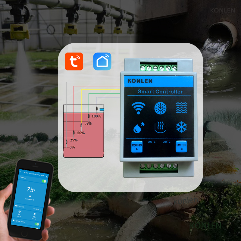 KONLEN Tuya Water Level Sensor - Home Security With Ai review and price