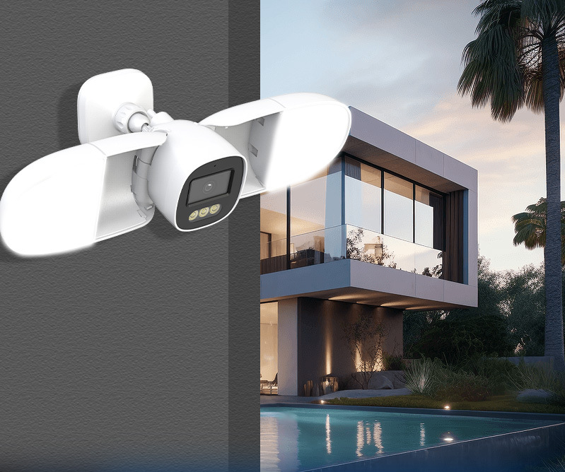 Full Color 4MP iCsee APP Flood - Home Security Flood Lights review and price