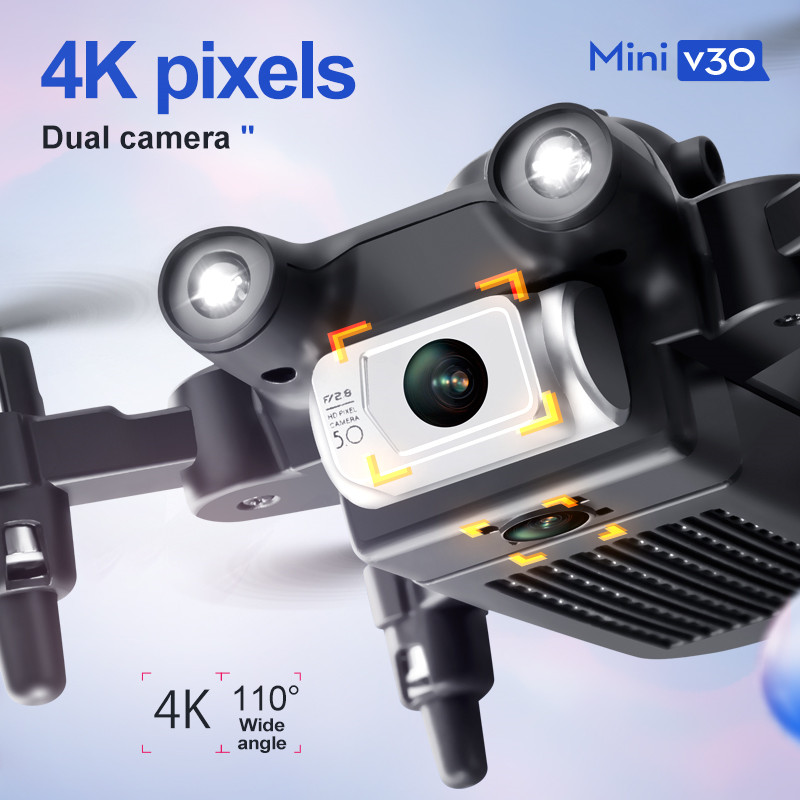 Mini V30 WiFi FPV Drone With 4 - Home Security Cameras Outdoor review and price
