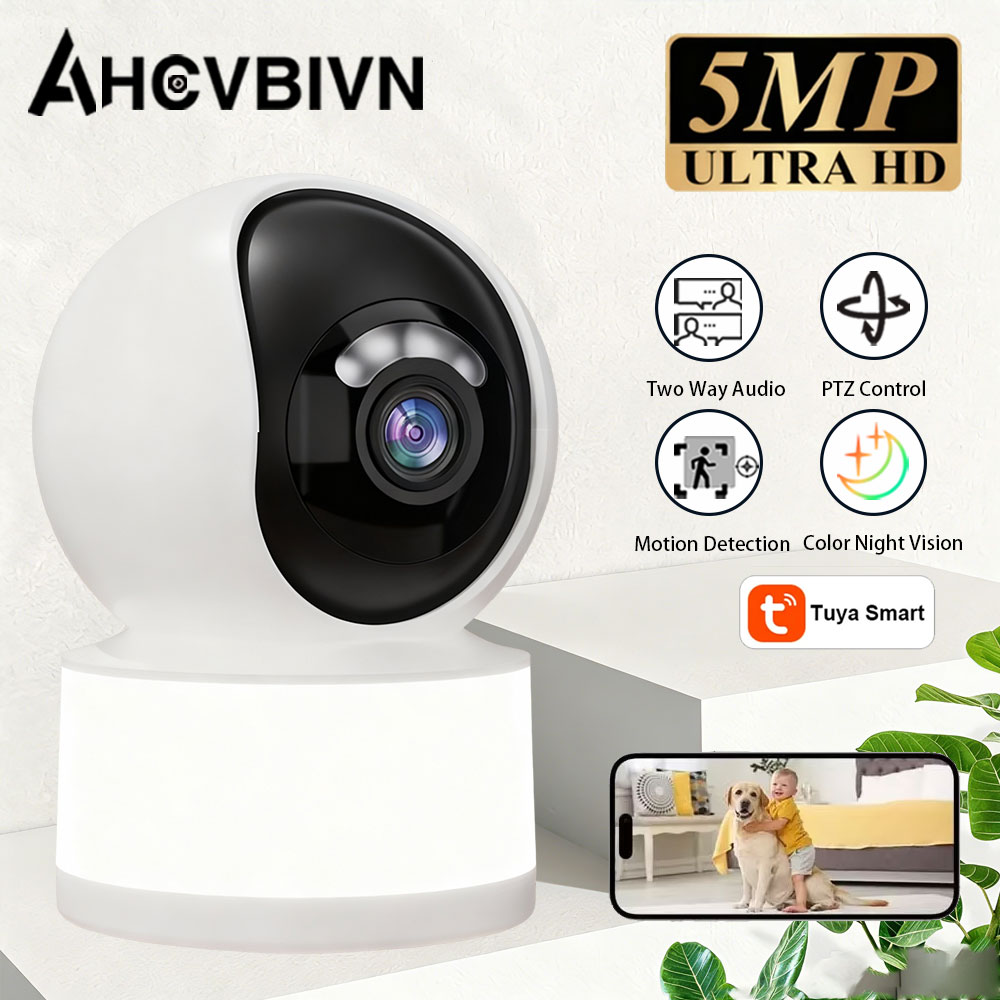 Tuya Smart 5MP 2K HD Mini WiFi - Home Security Flood Lights review and price