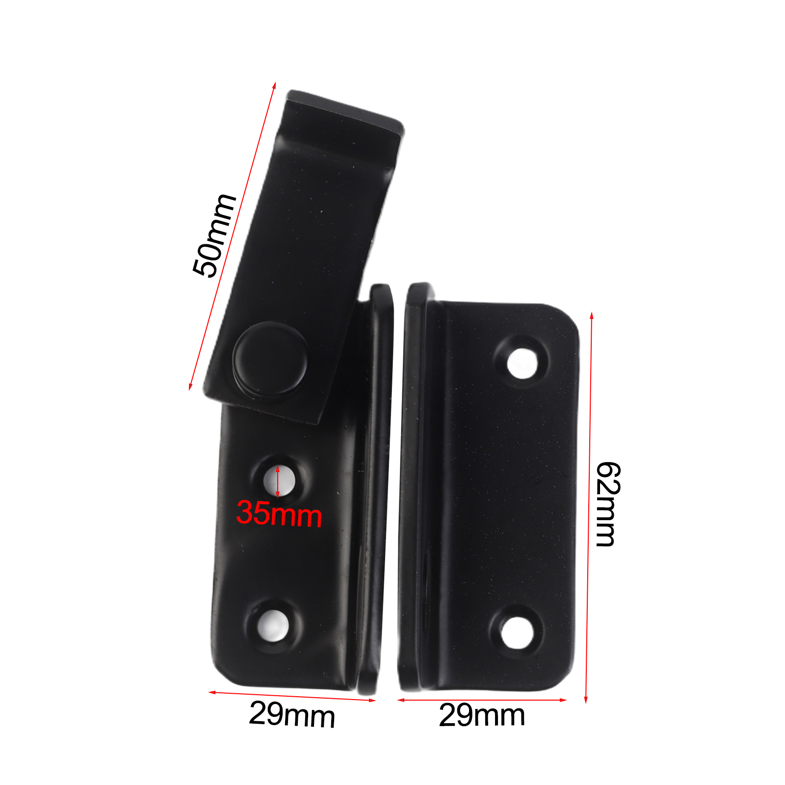 1Pc Black Stainless Steel Lock - Home Security Doors review and price