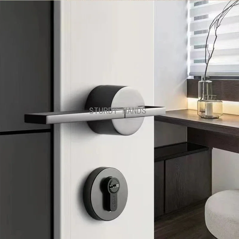 Zinc alloy indoor key lock mod - Home Security Doors review and price