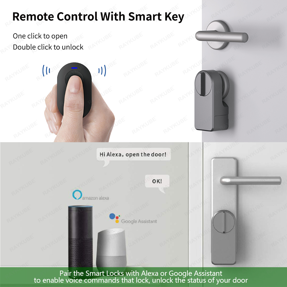 RAYKUBE A1 Pro Tuya BEL Smart  - Home Security Door Lock review and price