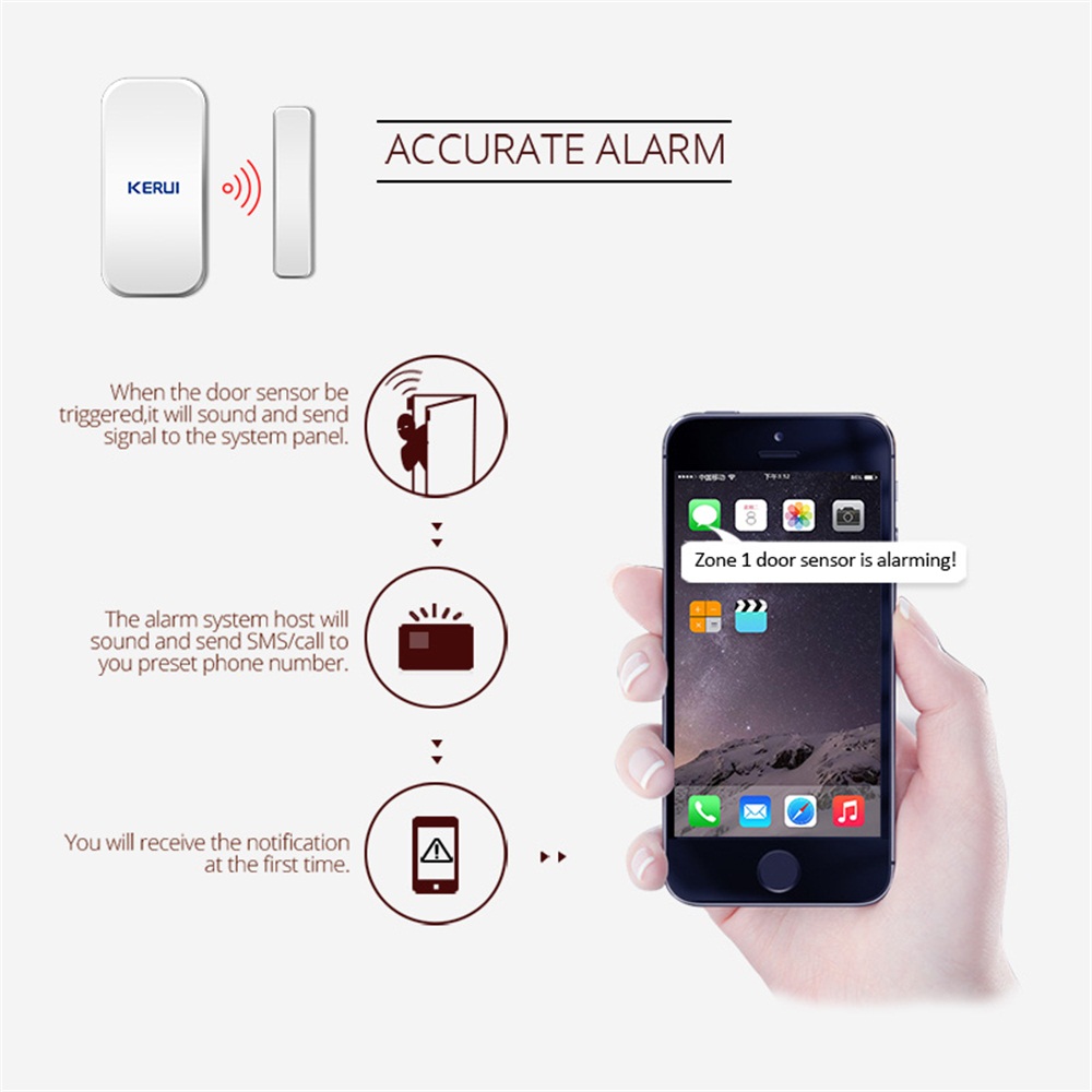 KERUI D035 433MHz Wireless Win - Home Security Equipment review and price