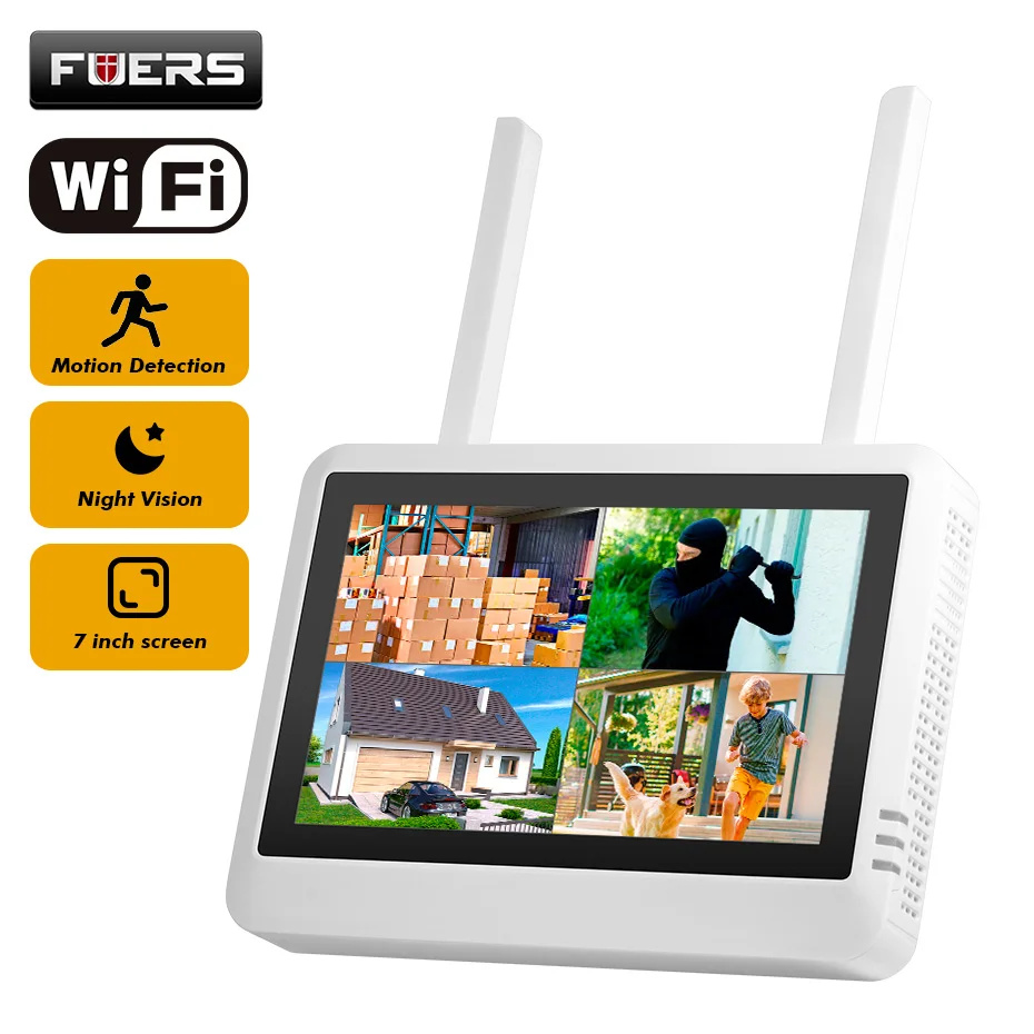 FUERS 8CH Wireless NVR Securit - Home Security And Cctv review and price