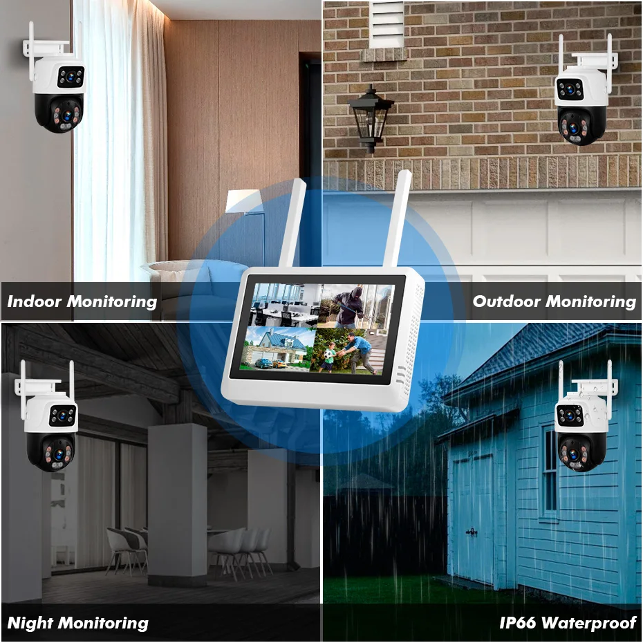 FUERS 8CH Wireless NVR Securit - Home Security And Cctv review and price