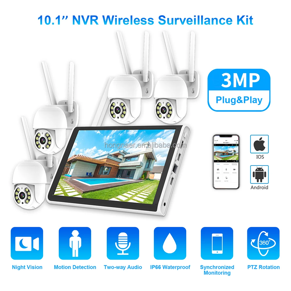 2026 Hongnaer 3MP 4 Channel Wi - Home Security And Cctv review and price