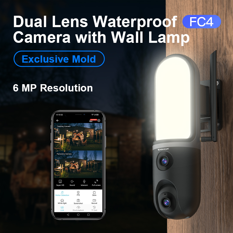 6MP O-Kam APP 5X Dual Lens  Ga - Home Security Flood Lights review and price
