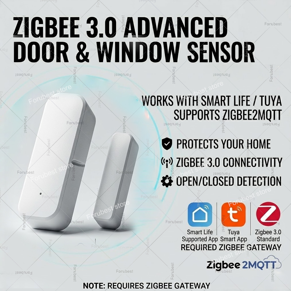 Tuya Zigbee Door Window Sensor - Home Security With Ai review and price