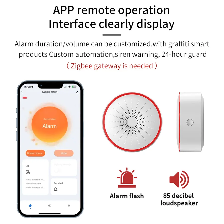 Tuya WiFi ZigBee Smart Alarm S - Home Security With Ai review and price
