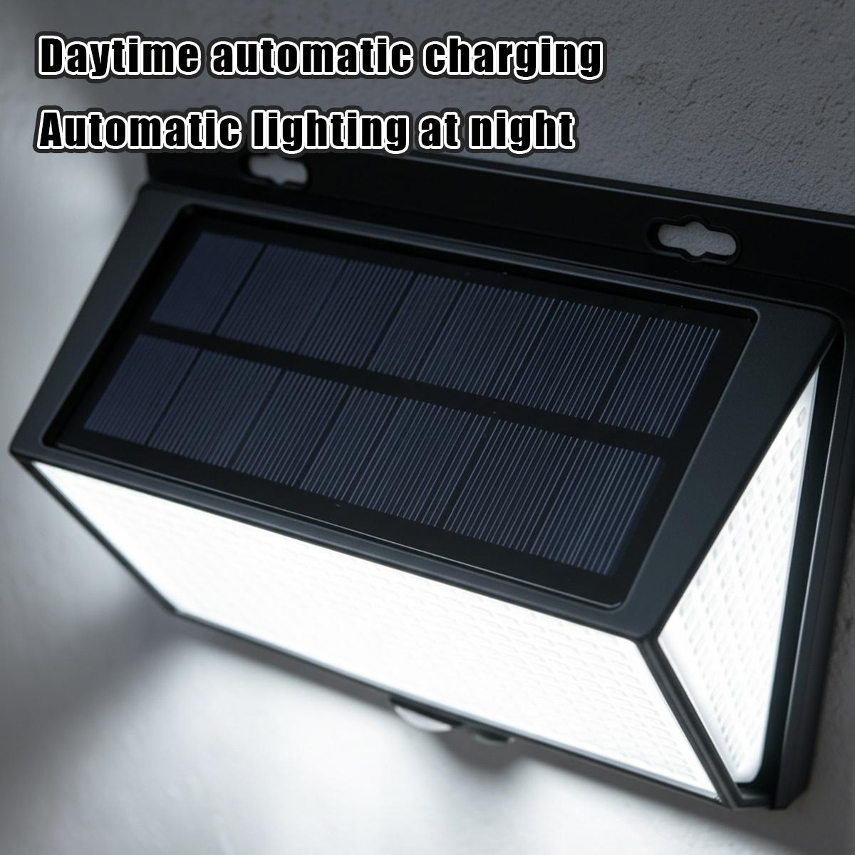 3-Sided LED Wall Light Auto On - Home Security Flood Lights review and price