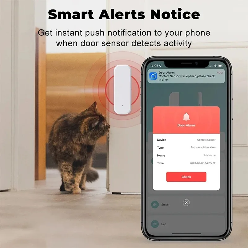 Tuya WiFi Smart Door Window Se - Home Security With Ai review and price