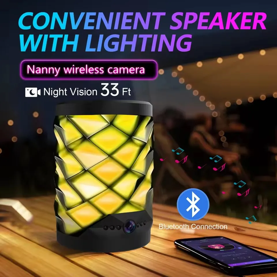 HD Mini Wifi Camera Bluetooth  - Home Security Flood Lights review and price