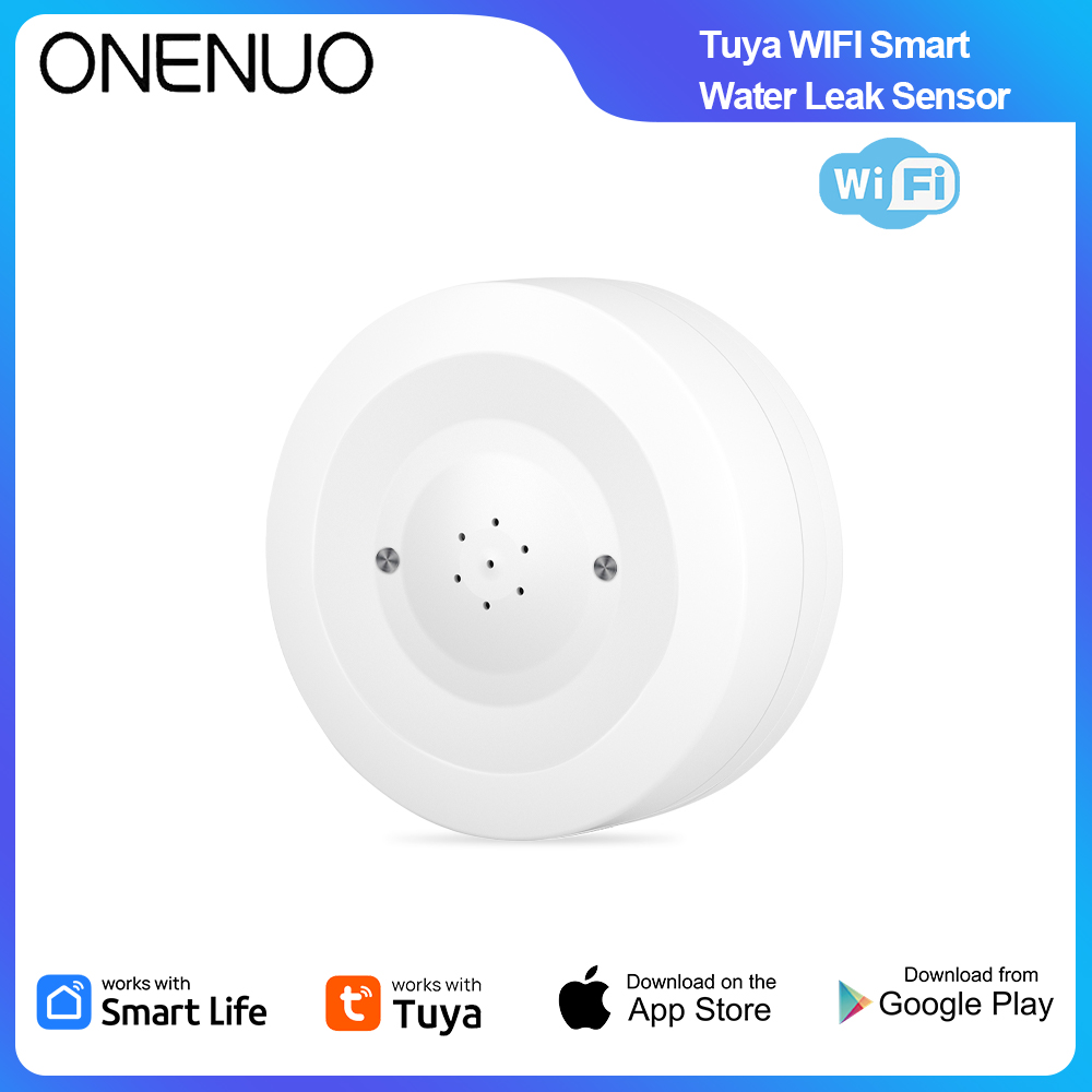 ONENUO WiFi Tuya Water Leak Se - Home Security With Ai review and price