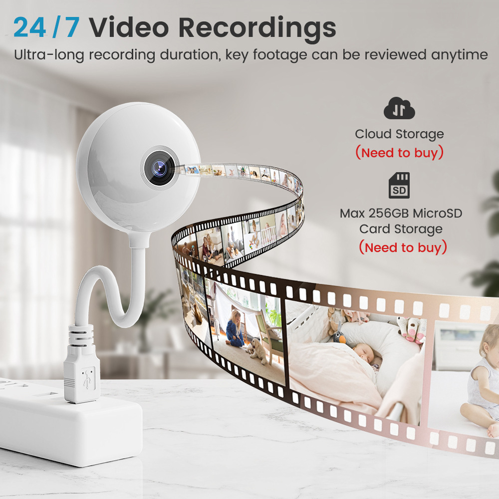 5MP Mini WiFi USB Plug In IP C - Home Security Flood Lights review and price