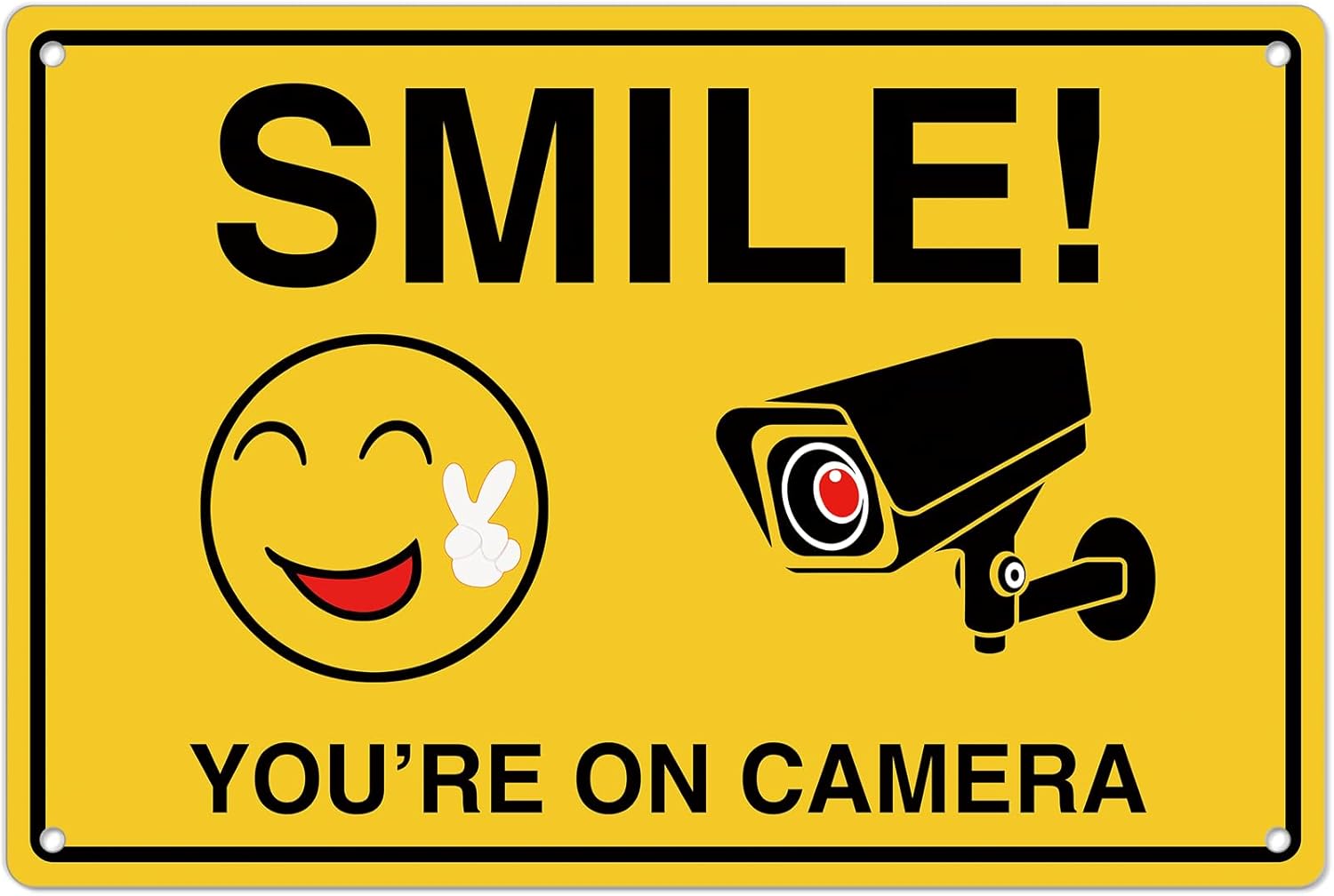 Smile Youre On Camera Signs ;  - Home Security Cameras Outdoor review and price