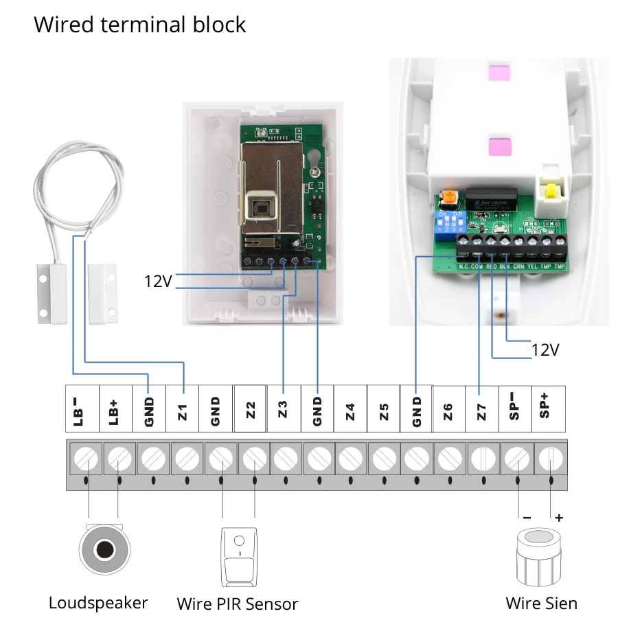 1/2/3/4/5/10/20PCS MC-38 Wired - Home Security With Ai review and price