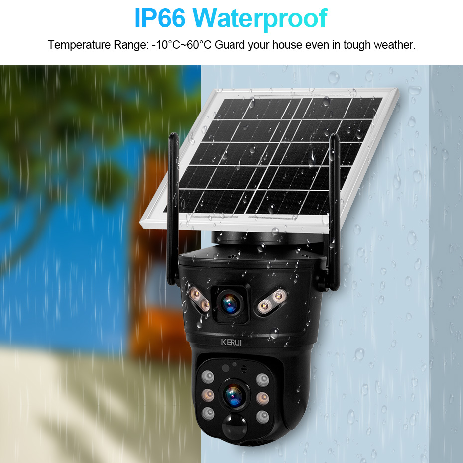 KERUI Outdoor 6MP Solar Camera - Home Security And Cctv review and price