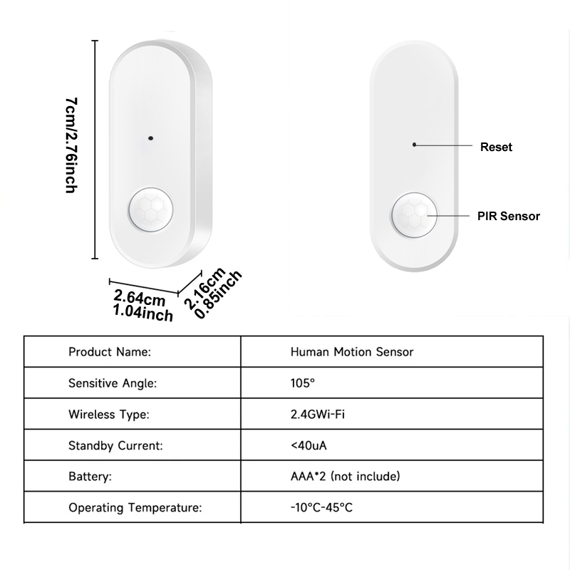 Tuya WiFi PIR Motion Sensor Hu - Home Security With Ai review and price