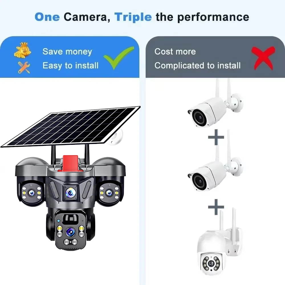 KERUI V380 Pro Outdoor PTZ 6MP - Home Security And Cctv review and price
