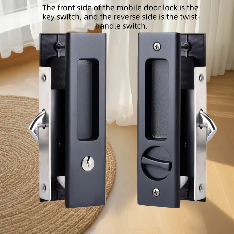 Heavy-Duty Black Sliding Door  - Home Security Doors review and price
