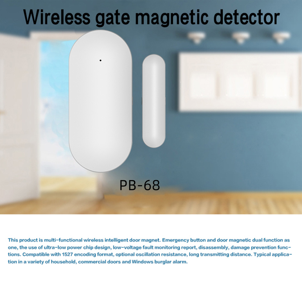 MULO 433MHz Door Sensor Window - Home Security Equipment review and price