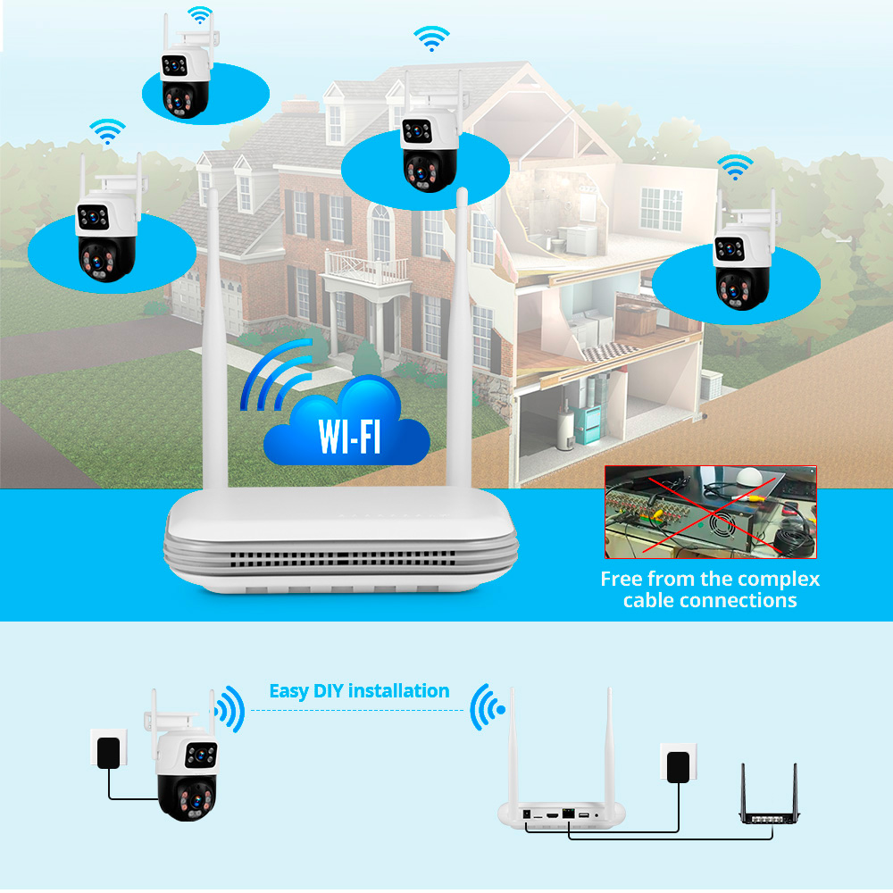 KERUI 2K 4MP Outdoor Full HD S - Home Security Nvr review and price