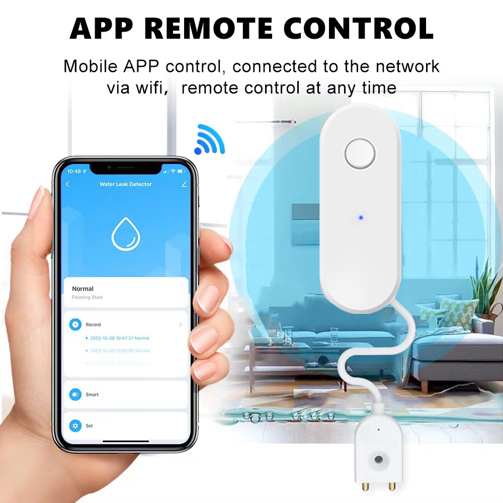 Tuya WiFi Smart Water Leak Sen - Home Security Equipment review and price