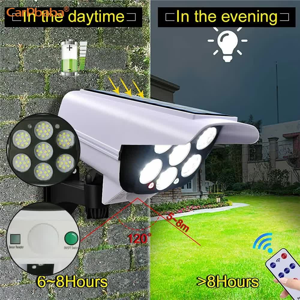 Outdoor Solar Light Motion Sen - Home Security Flood Lights review and price